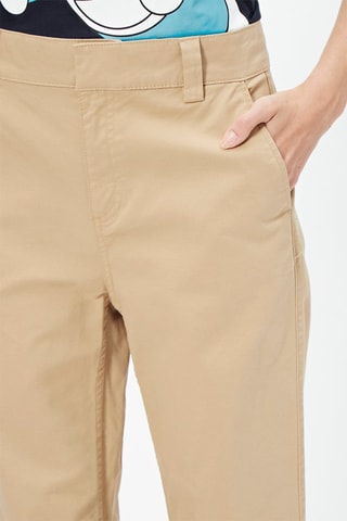 Pantaloni straight - 
Beige