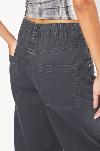 Pantaloni sportivi a vita alta - Blu scuro