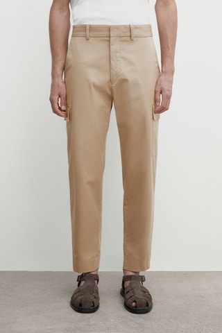 Pantaloni cargo - Beige