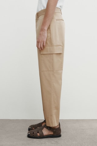 Pantaloni cargo - Beige