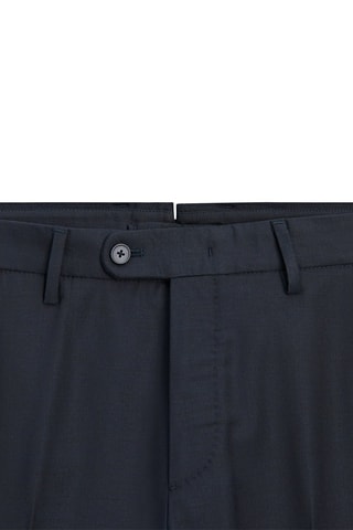 Pantaloni da completo in lana - Navy