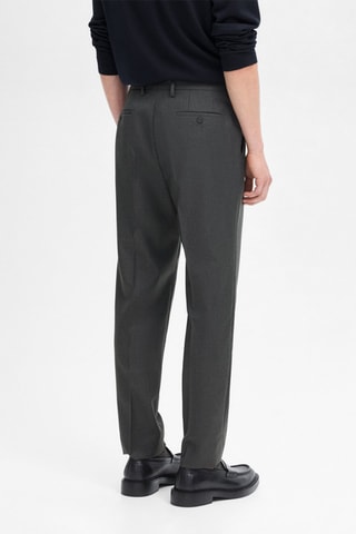 Pantaloni da completo in lana - Antracite