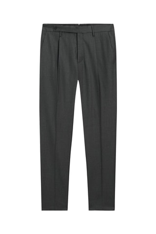 Pantaloni da completo in lana - Antracite