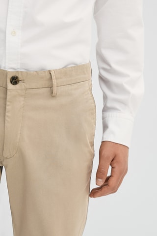 Pantaloni chino regular fit in cotone - Rosa