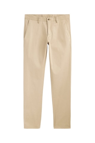Pantaloni chino regular fit in cotone - Rosa