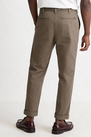 Pantaloni chino relaxed - Beige