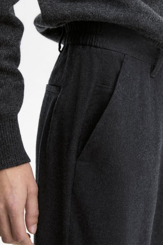 Pantaloni in lana - Nero