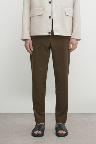 Pantaloni slim - Kaki