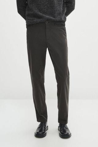Pantaloni chino slim - Grigio