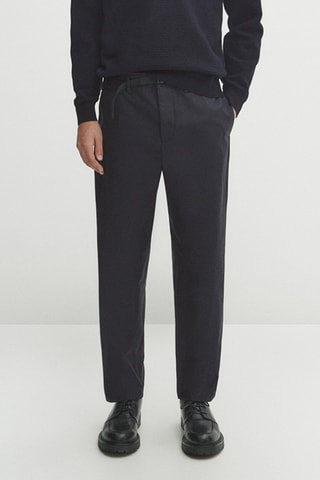 Pantaloni relaxed - Navy