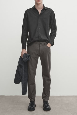 Pantaloni slim - Marrone