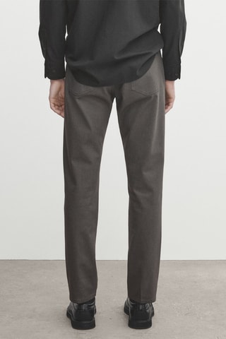 Pantaloni slim - Marrone