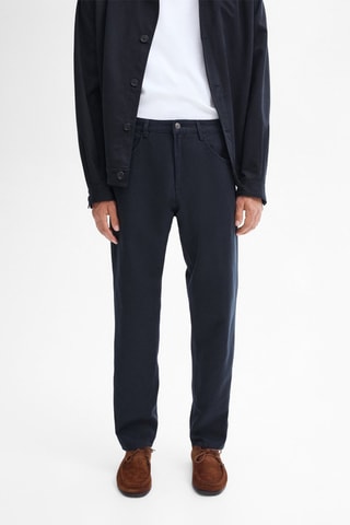 Pantaloni in lino - Navy