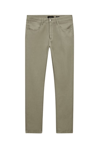 Pantaloni in lino - Kaki
