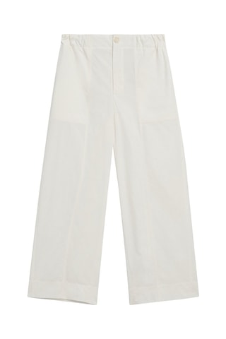 Pantaloni wide legs - Panna