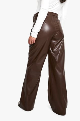Pantaloni slim premaman - Marrone scuro