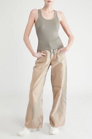 Pantaloni oversize wide legs - Beige