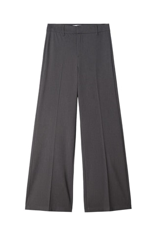 Pantaloni wide legs - Grigio scuro