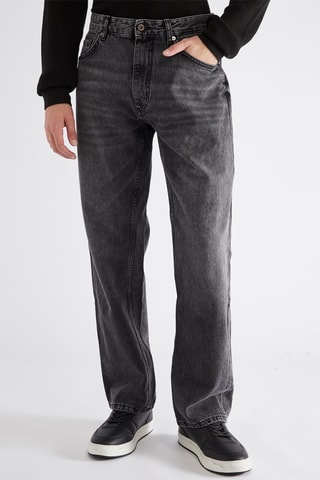 Jeans wide legs - Nero
