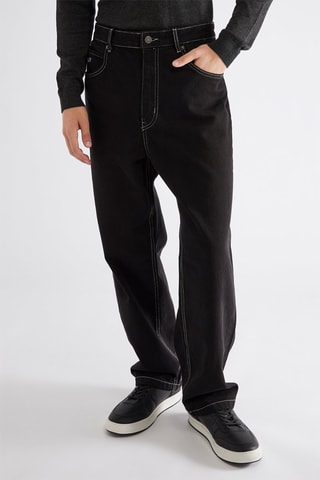 Jeans baggy - Nero