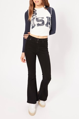 Jeans flare - Nero
