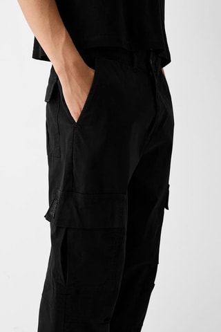 Pantaloni cargo - Nero