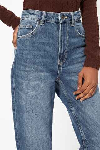 Jeans mom - Blu scuro