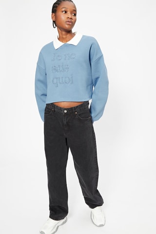 Jeans wide legs - Nero
