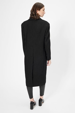 Cappotto in lana - Nero e bianco