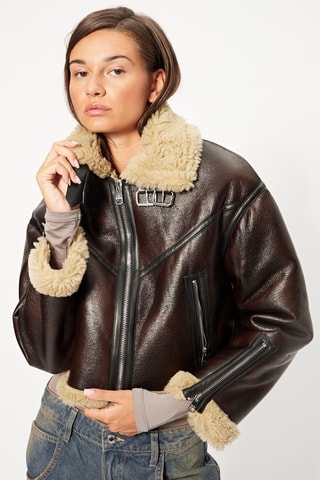Giacca double face - Marrone