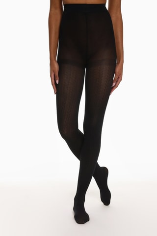 2 collant - Nero e grigio scuro