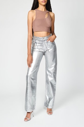 Crop top - Marrone