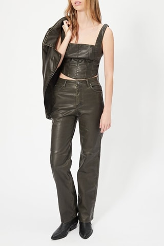 Crop top - Kaki
