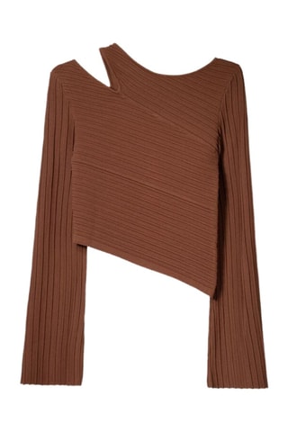 Crop top - Marrone