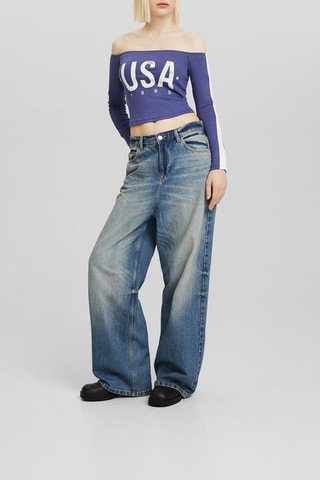Crop top - Blu