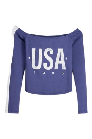 Crop top - Blu