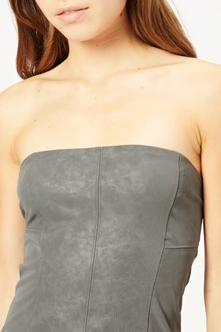 Abito bustier - Grigio