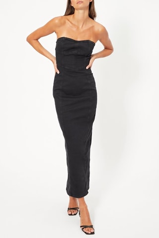 Abito bustier - Nero