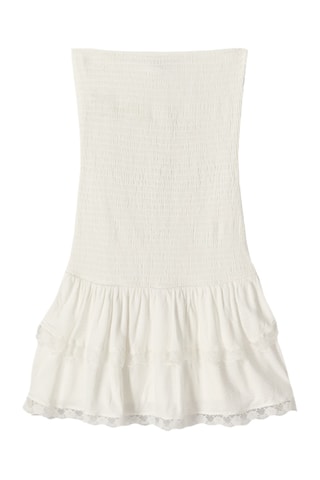 Abito bustier - Bianco