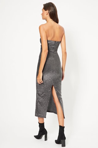Abito bustier - Grigio
