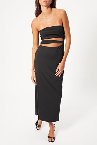 Abito bustier - Nero