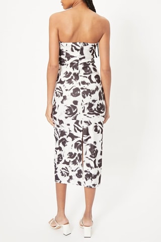 Abito bustier - Bianco e nero