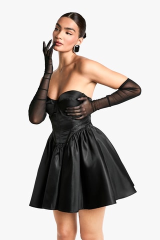 Abito bustier - Nero