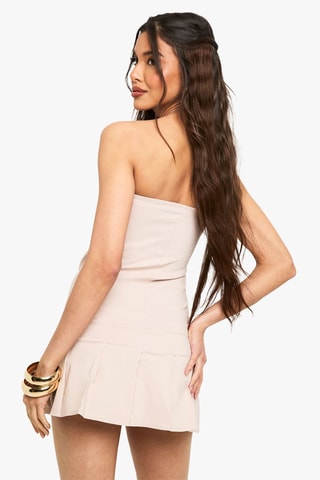 Abito bustier - Beige