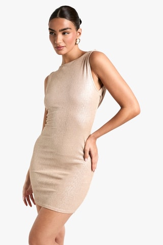 Abito taglio dritto - Beige chiaro