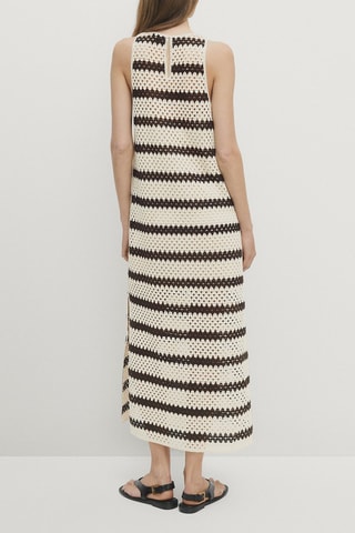Abito taglio dritto - Beige e marrone