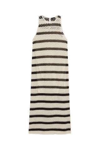 Abito taglio dritto - Beige e marrone