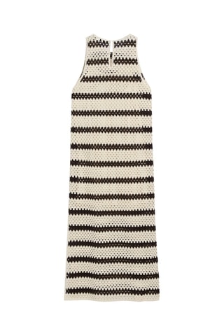 Abito taglio dritto - Beige e marrone