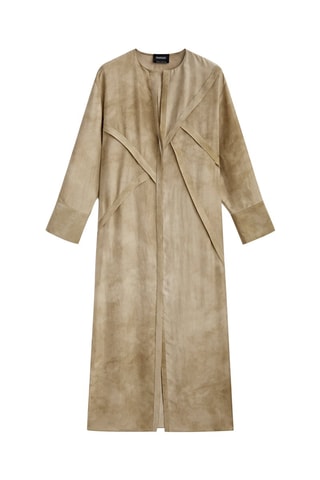 Abito lungo in seta - Beige