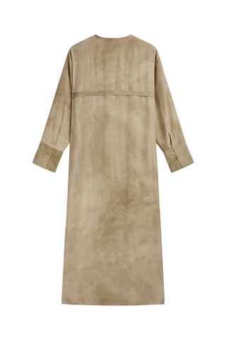Abito lungo in seta - Beige